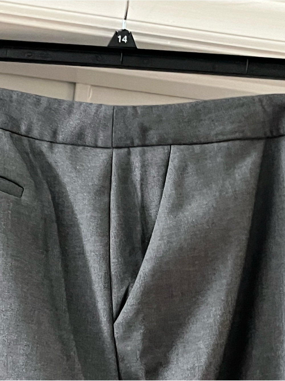 Alex Marie Light Gray Dress Pants